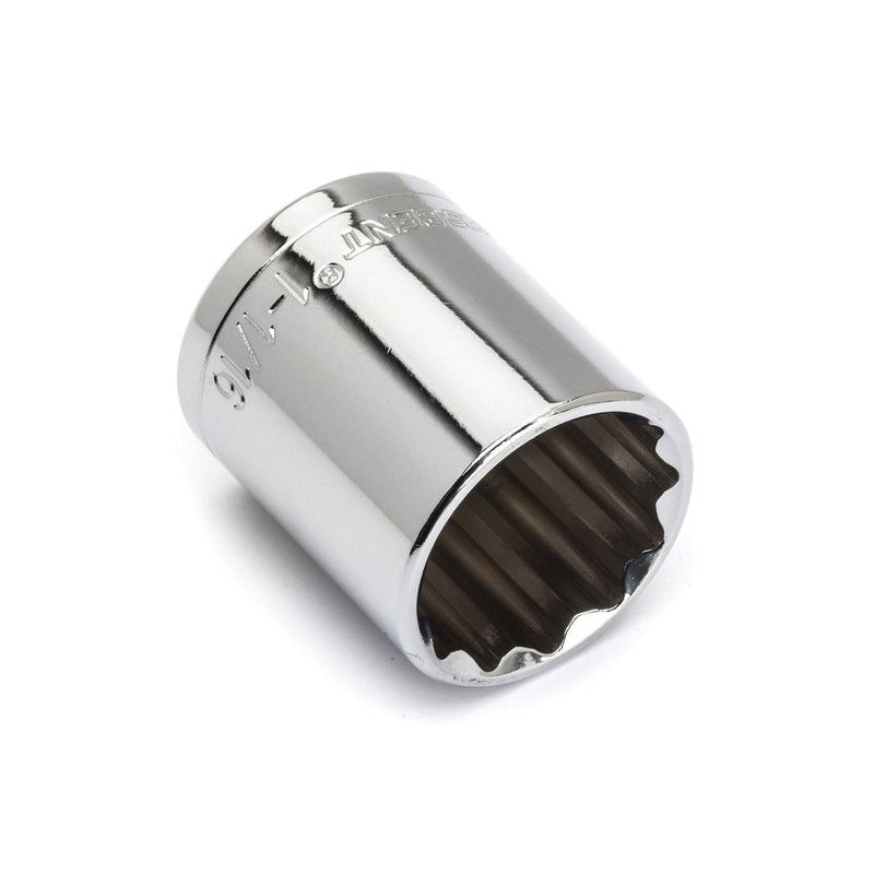 CRESCENT CDS63N Socket, System of Measurement: Imperial, Standard Length, 1-1/16 in Socket, 1/2 in Drive, 12-Point