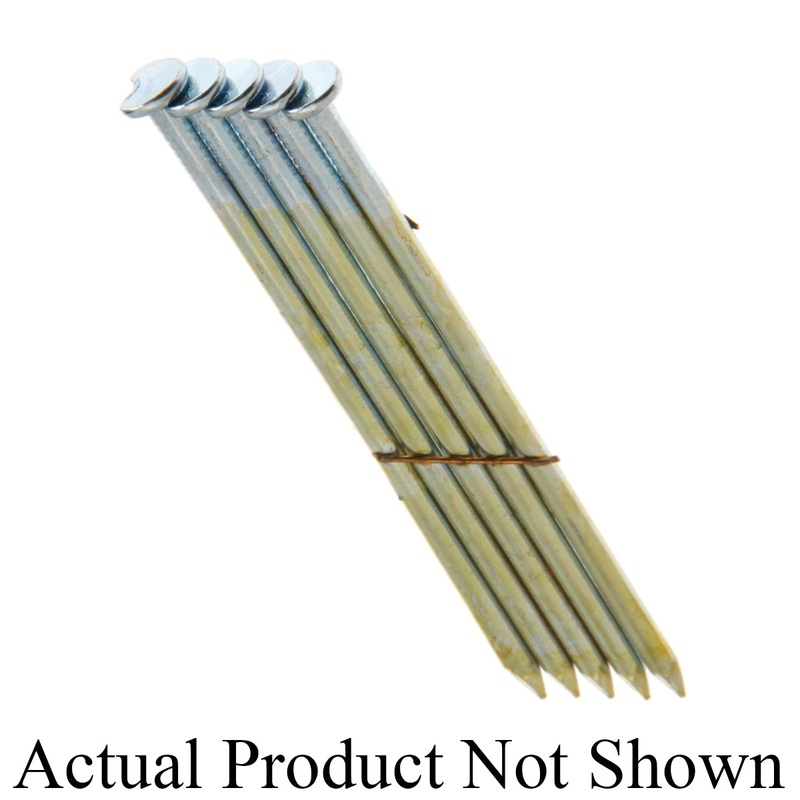 Grip-Rite GRS8D Wire Weld Nail, 2-3/8 in L, 28d Penny, Clipped Head, Steel, Bright