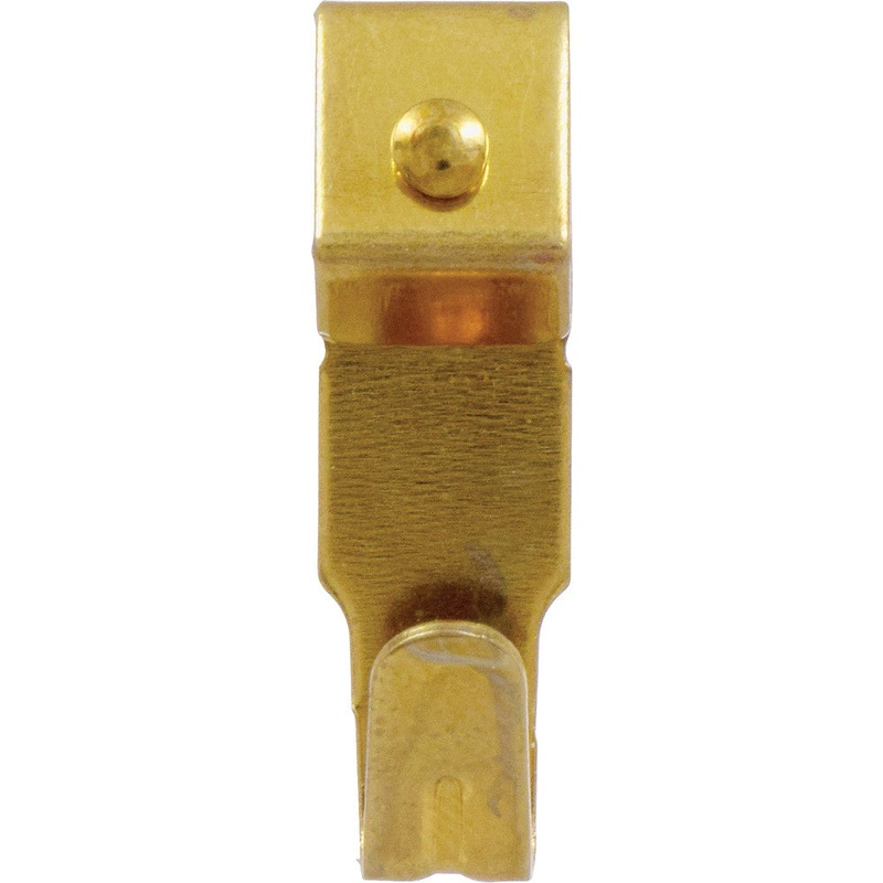 HILLMAN 122192 Professional Picture Hanger, Steel, Brass, Nail-In Mounting, 25 lb Weight