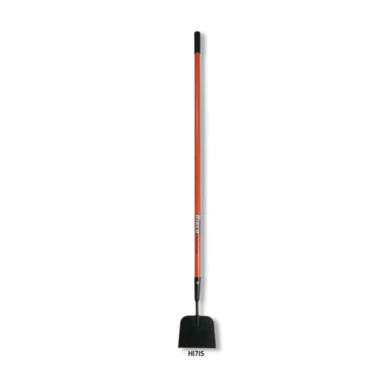 HISCO HI7IS Floor/Ice Scraper, 6 in W Blade, 7 in L Blade, Fiberglass Handle