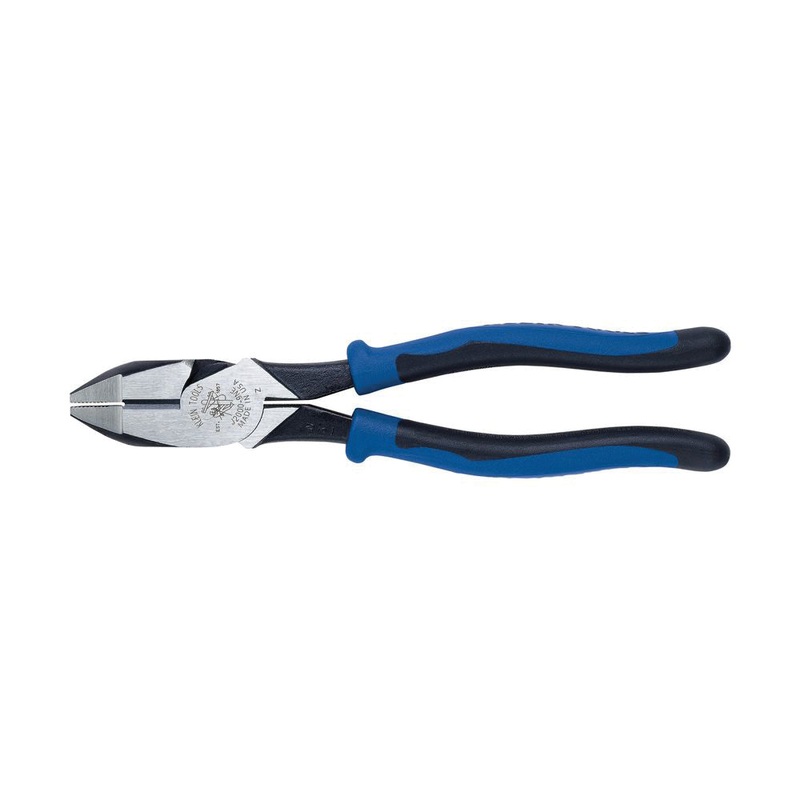 KLEIN TOOLS 2000 Series J2000-9NE Lineman's Plier, 9-1/2 in OAL, 1-1/4 in W Jaw, 1-19/32 in L Jaw, Handform Handle