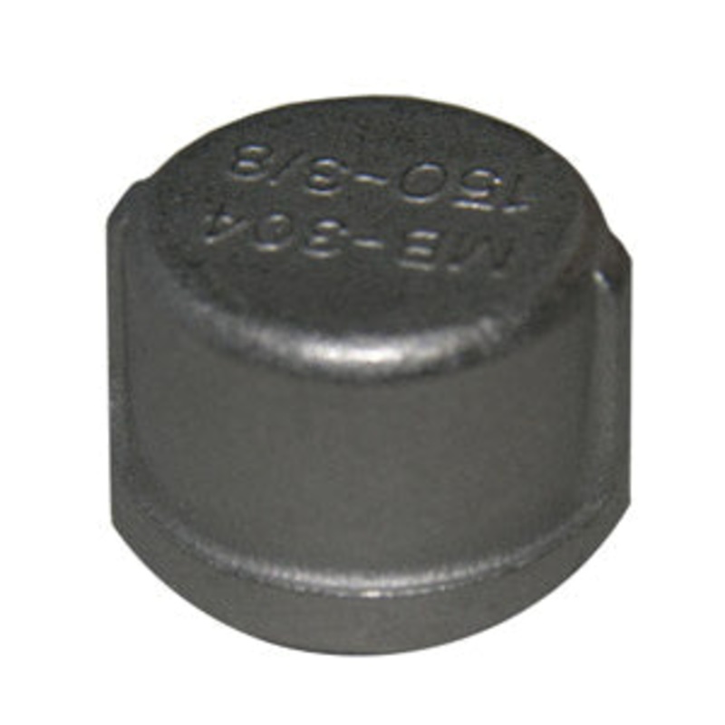 LASCO 32-2955 Cap, 3/8 in, Stainless Steel