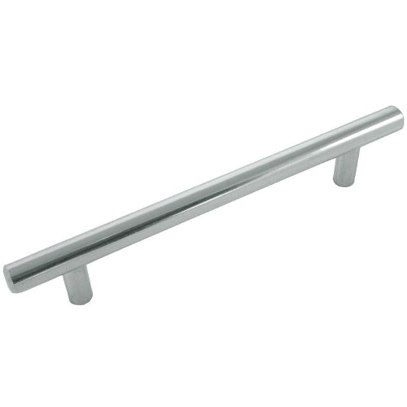 Laurey Melrose Series 87326 T-Bar Pull, 178 mm L Handle, 32 mm H Handle, Steel, Polished Chrome