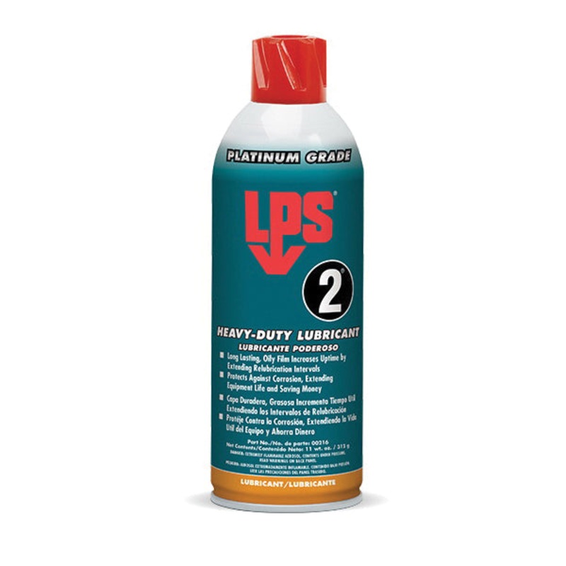 LPS 00216 Heavy-Duty Lubricant, 11 oz, Aerosol Can, Gas, Brown, Cherry, Slight Petroleum Odor/Scent