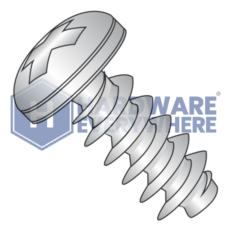 M3 x 16 METRIC THREAD FORMING SCREWS / Phillips / Pan Head / A2 Stainless / Plain