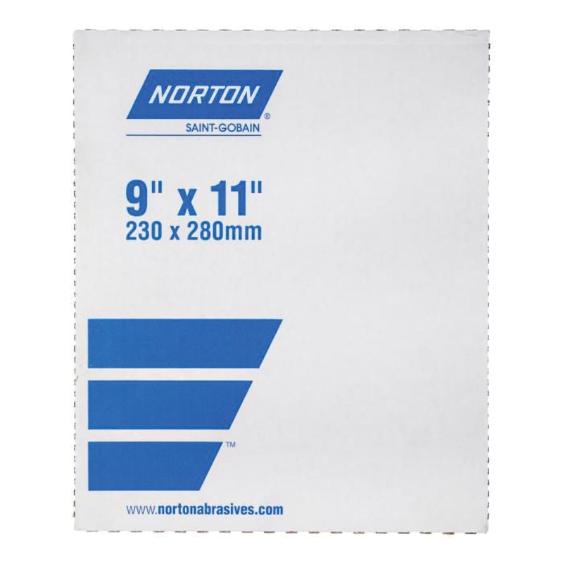 Norton ProSand A259PS Series 07660768158 Abrasive Sheet, 11 in L, 9 in W, 220 Grit, Aluminum Oxide Abrasive, Best Tier