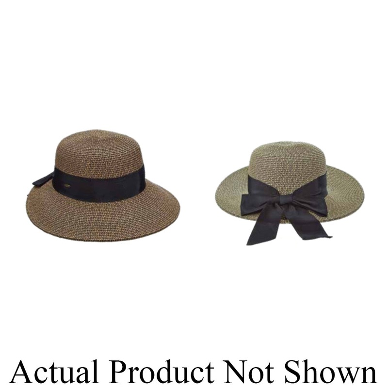 SCALA LP149 Series LP149-BASC Riviera Hat, One Size, Paper Outer, Assorted