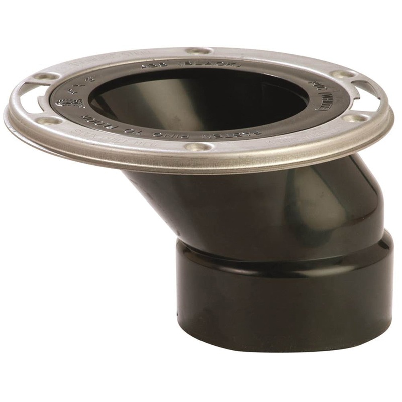 Sioux Chief FullFlush 889 Series 889-AOM Closet Flange, 3 in Pipe, Hub/Inside, 7 in OD, ABS, 4-1/4 in L