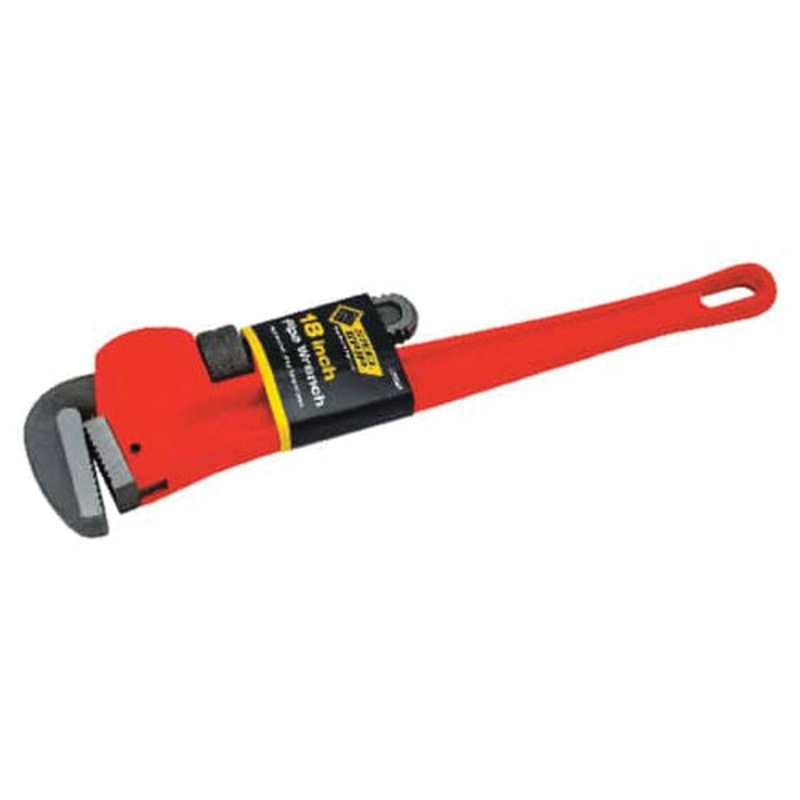 Steel Grip 2252989 Pipe Wrench, 18 in OAL, Steel Jaw