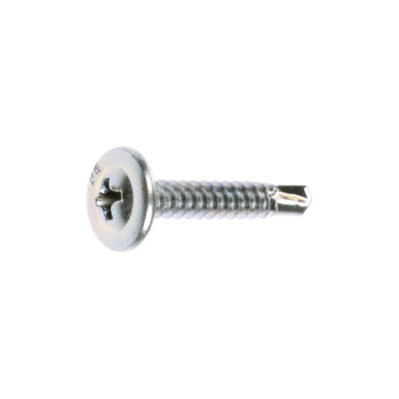 Teks 21532 Lath Screw, #8 Thread, 1-1/4 in OAL, Modified Truss Head, Climacoat-Coated/Zinc-Plated