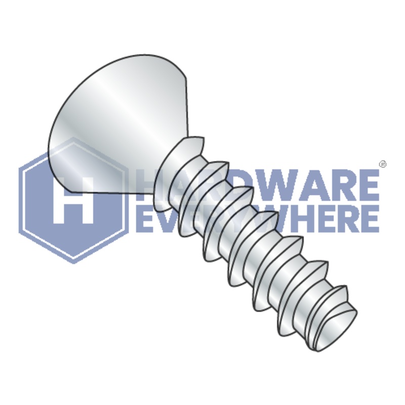 10-14 X 3/4 Thread Forming Screws / Phillips / Flat Head / Steel / Zinc / Plastite (Blunt Tip) Alternate 48-2