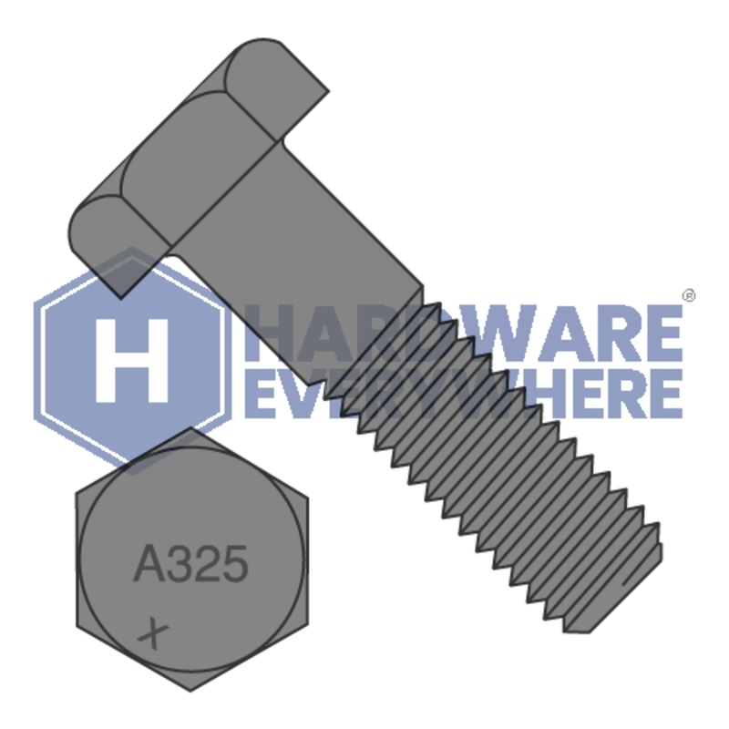 5/8-11 x 4 STRUCTURAL BOLTS / A325 / Plain