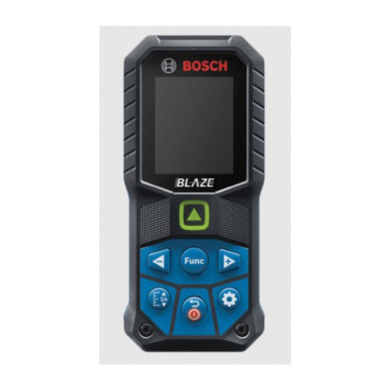 BOSCH GLM165-27CGL Laser Measure Kit, 165 ft Measuring Range, +/-1/16 in Accuracy, Rubber Housing