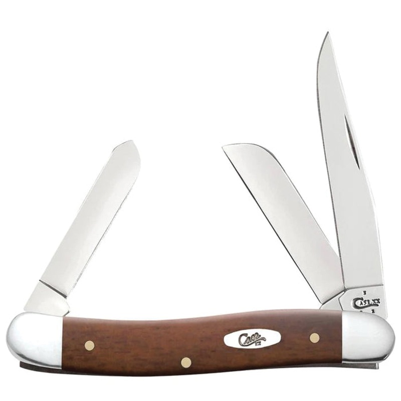 CASE XX 28701 Knife, Clip Point, Sheepfoot, Spey Blade, 1.71 in, 1.88 in, 2.57 in L Blade, Stainless Steel Blade