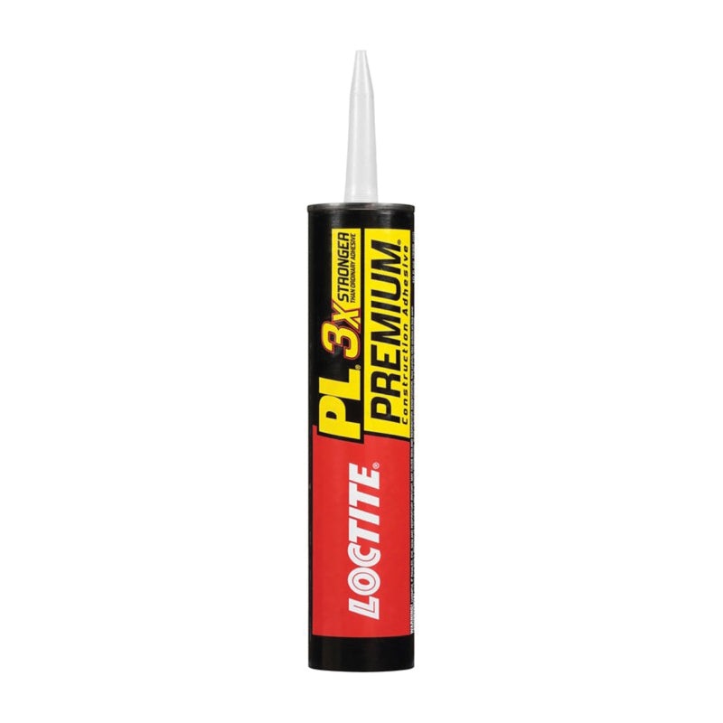 LOCTITE PL Premium 1390595 Construction Adhesive, Paste, Tan, Aromatic, 24 to 48 hr Curing, 10 fl-oz