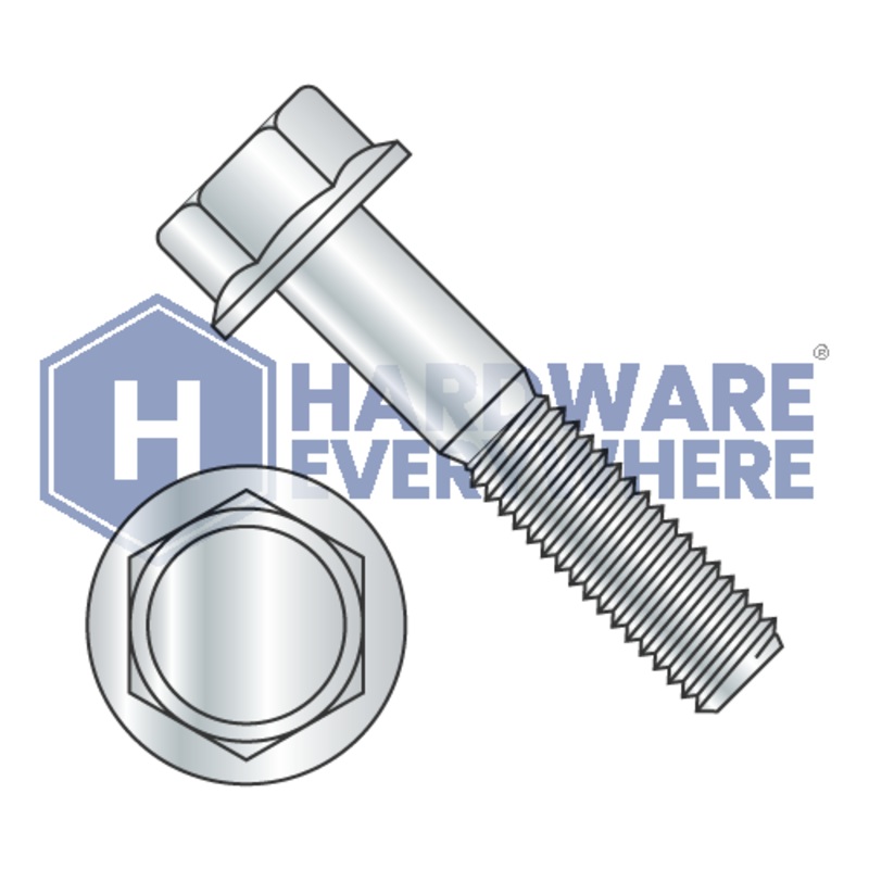 M10 x 25 METRIC FLANGE BOLTS / Grade 8.8 / Zinc