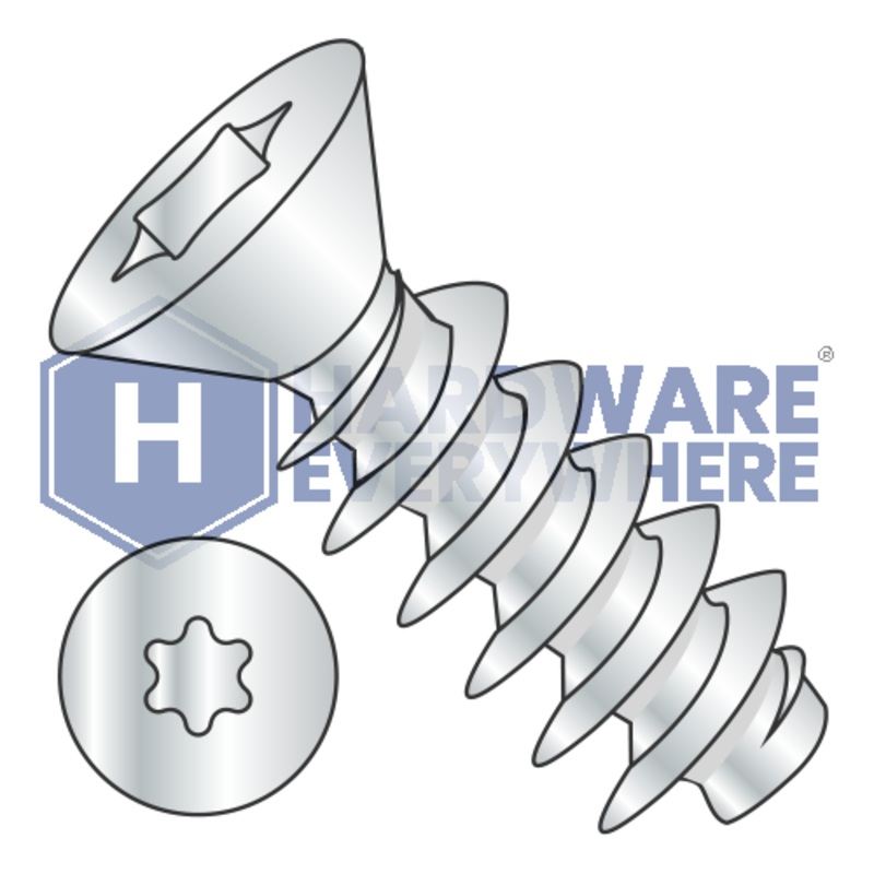 M2.5 x 6 METRIC THREAD FORMING SCREWS / Torx / Flat Head / Steel / Zinc