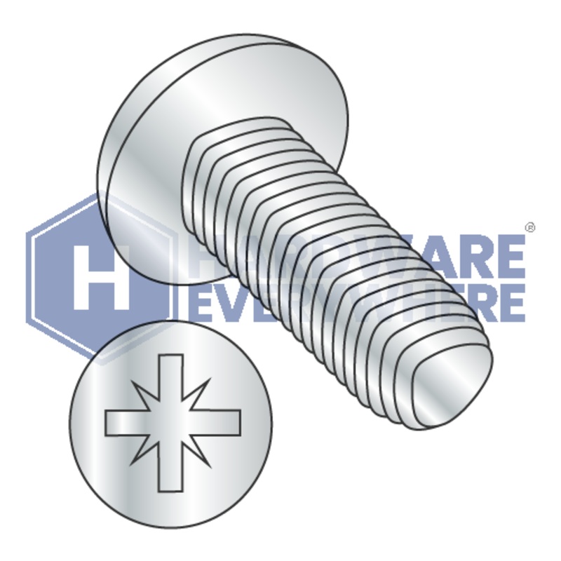 M4 X 12 Thread Forming Screws / Pozi / Pan Head / Steel / Zinc / Taptite Alternate