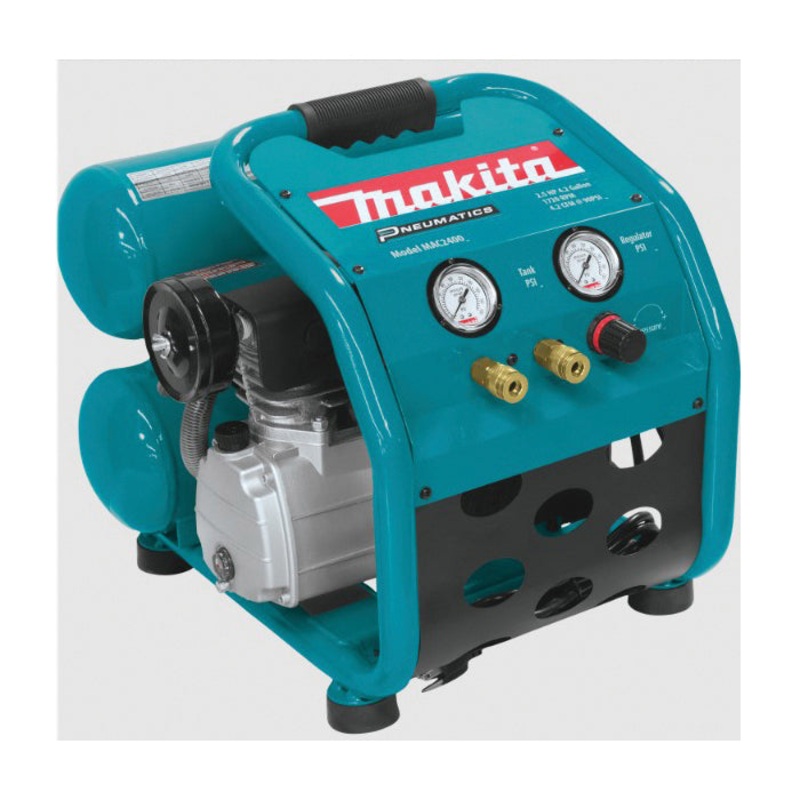 Makita MAC2400 Air Compressor, 4.2 gal Tank, 2-1/2 hp, 120 V, 130 psi, 4.8 cfm