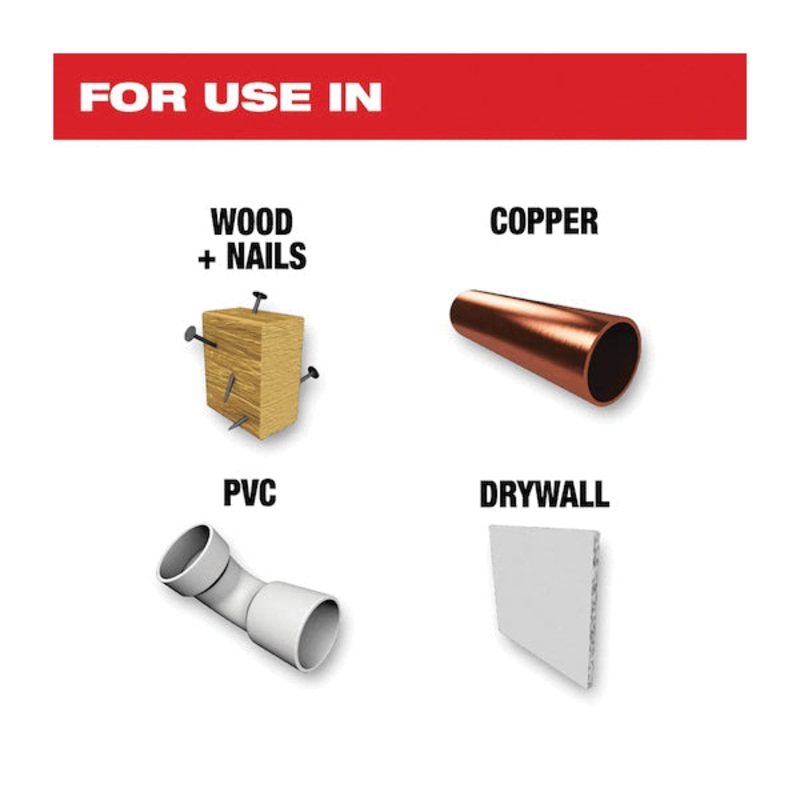 Milwaukee OPEN-LOK 49-25-1263 Oscillating Multi-Tool Blade, Cut-Away, Universal Fit Blade, 2.2 in L Blade