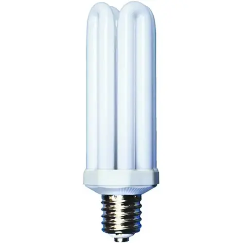 CCI L765 Compact Fluorescent Bulb, 65 W, Mogul E39 Lamp Base, 3800 Lumens, 6300 K Color Temp, Daylight Light