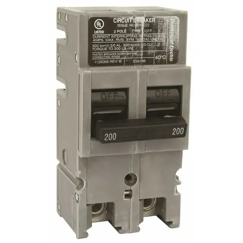 Connecticut Electric UBITBFP2002 200 Amp 3 in. 2-Pole Replacement Main Breaker