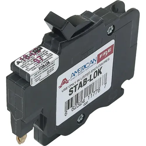 Connecticut Electric VPKUBIF015N 15A Single-Pole Standard Trip Packaged Replacement Circuit Breaker For Federal Pacific