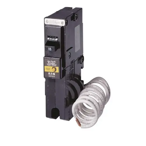 Eaton BR120AF BR 20 Amp Single Pole Arc Fault Fireguard Circuit Breaker Black