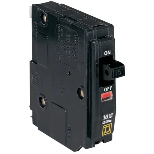 Square D QO115C QO 15A Single-Pole Standard Trip Circuit Breaker