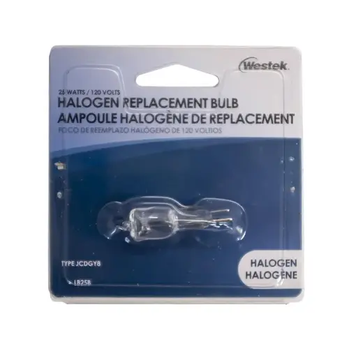 Westek LB25B Halogen Bulb 25 W JCD Tubular 200 lm Natural Light Clear