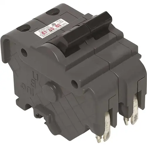 Connecticut Electric UBIF230N UBIF Thick 30 Amp 2 in. 2-Pole Federal Pacific Stab-Lok NA230 Replacement Circuit Breaker Black