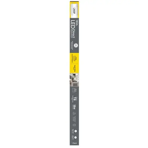 Feit Electric T818/830/LED LED Linear Lamp T8 Bright White 18" G13 Linear 15 Watt Equivalence White