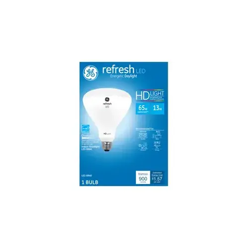 GE Lighting 49527 Refresh HD LED Light Bulb, Daylight, 900 Lumens, 13-Watts
