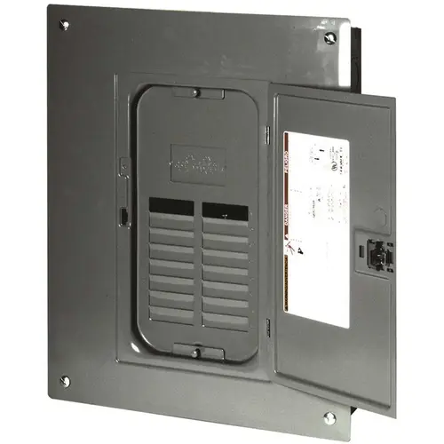 Square D QO12L125PGC QO 125 Amp 12-Space 12-Circuit Indoor Main Lug Plug-On Neutral Load Center with Cover