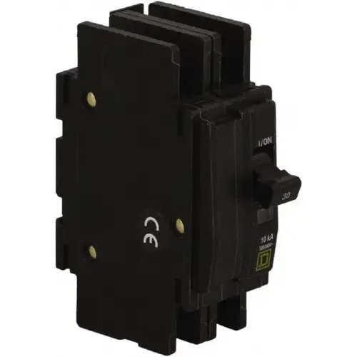 Square D QOU230 30 Amp, 240 VAC, 2 Pole, Panel Mount Miniature Circuit Breaker