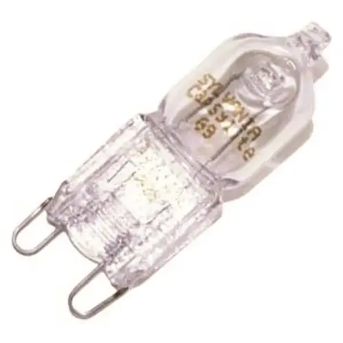 Sylvania 57022 40-Watt, 120-Volt, G9 Bi-Pin, Clear Tungsten Single End T4 Capsylite Halogen Lamp