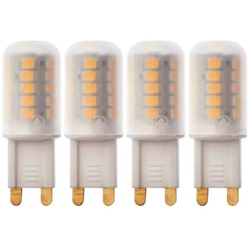 Newhouse Lighting G9-3025-4 25-Watt Equivalent G9 Non Dimmable LED Light Bulb Warm White - pack of 4