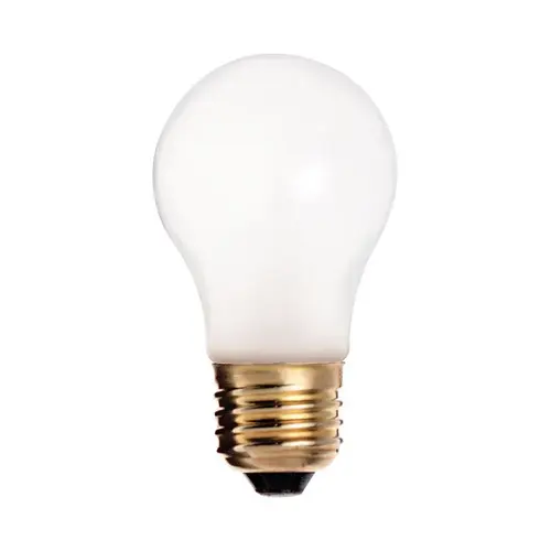 Satco S3949 Incandescent Bulb 15 W A15 A-Line E26 (Medium) Soft White Frosted Pair