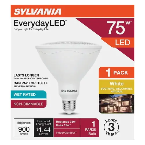 Sylvania 42035 Sylvania LED Light Bulb, PAR38 Lamp, Bright White
