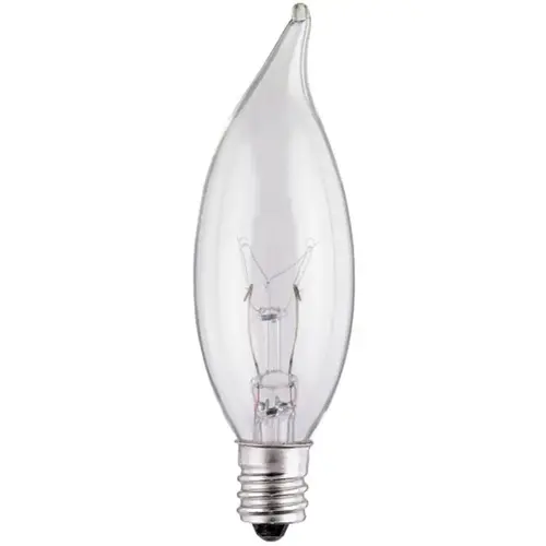 Westinghouse 03774 Incandescent Bulb 25 W CA8 Decorative E12 (Candelabra) Warm White Clear Pair