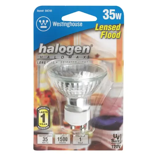 Westinghouse 04741 Halogen Bulb 35 W MR16 Floodlight 180 lm White Clear