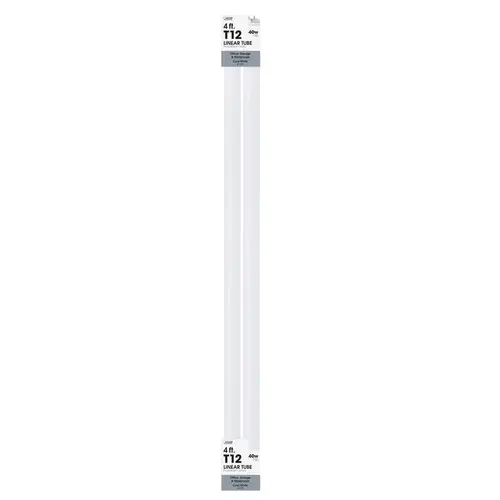 Feit Electric F40CWX/2-XCP10 Fluorescent Bulb 40 W T12 1.4" D X 48" L Cool White Linear 4100 K Frosted - pack of 20