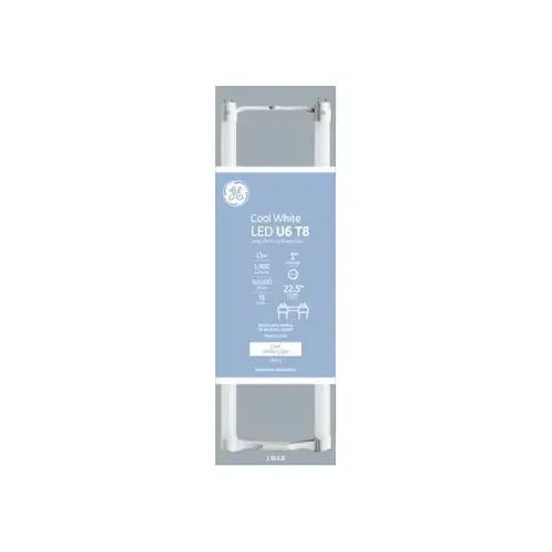 GE 93095867 LED Tube Light T8 G13 (Medium Bi-Pin) Cool White 13 Watt Equivalence Frosted