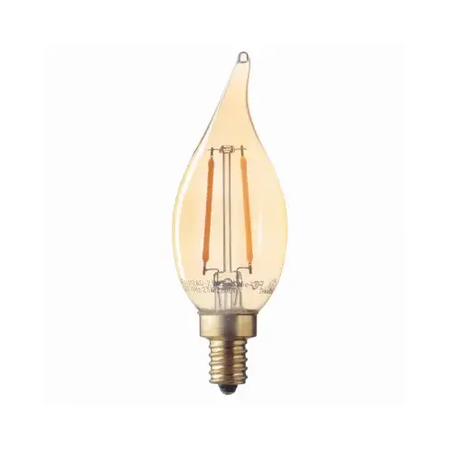 Globe Electric 73191 Vintage LED Candle Light Bulb, 200 Lumens, 2-Watts