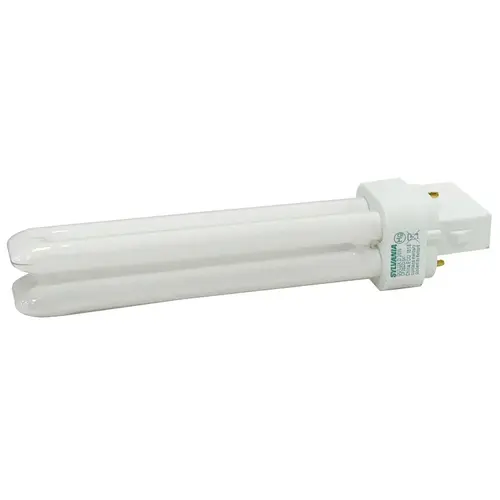 Sylvania 20481 Compact Fluorescent Bulb, 26 W, T12 Lamp, G24D-3 Lamp Base, 1470 Lumens, 4100 K Color Temp