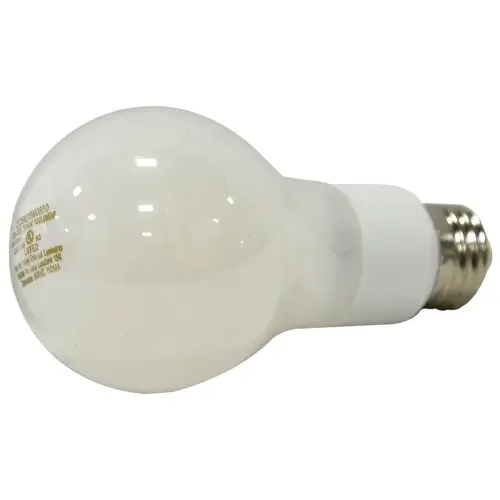Sylvania 40727-XCP6 LED Bulb, General Purpose, A19 Lamp, 75 W Equivalent, E26 Lamp Base, Dimmable, Frosted, Daylight Light - pack of 6
