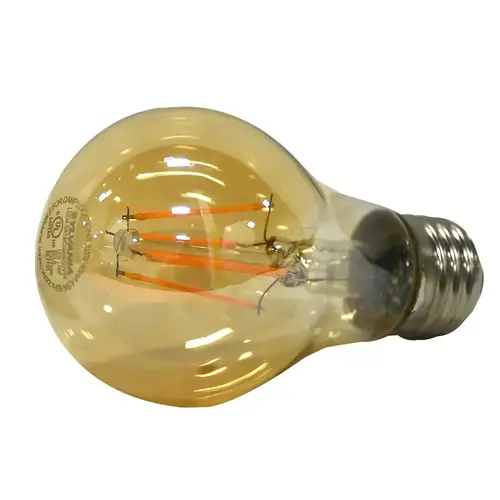 Sylvania 75347 Ultra Vintage LED Lamp, General Purpose, A19 Lamp, 40 W Equivalent, E26 Lamp Base, Dimmable
