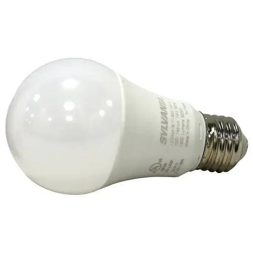 Sylvania 78103 LED Bulb, General Purpose, A19 Lamp, 100 W Equivalent, E26 Lamp Base, Frosted, Daylight Light - pack of 4