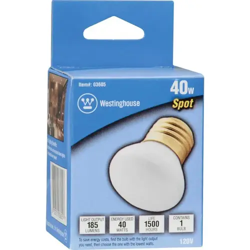 Westinghouse 3605 Incandescent Bulb 40 W R14 Reflector E26 (Medium) Soft White Frosted