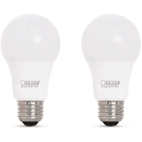 Feit Electric OM100DM/927CA/2 100-Watt Equivalent A19 Dimmable CEC Title 24 Compliant LED ENERGY STAR 90  CRI Light Bulb, Soft White